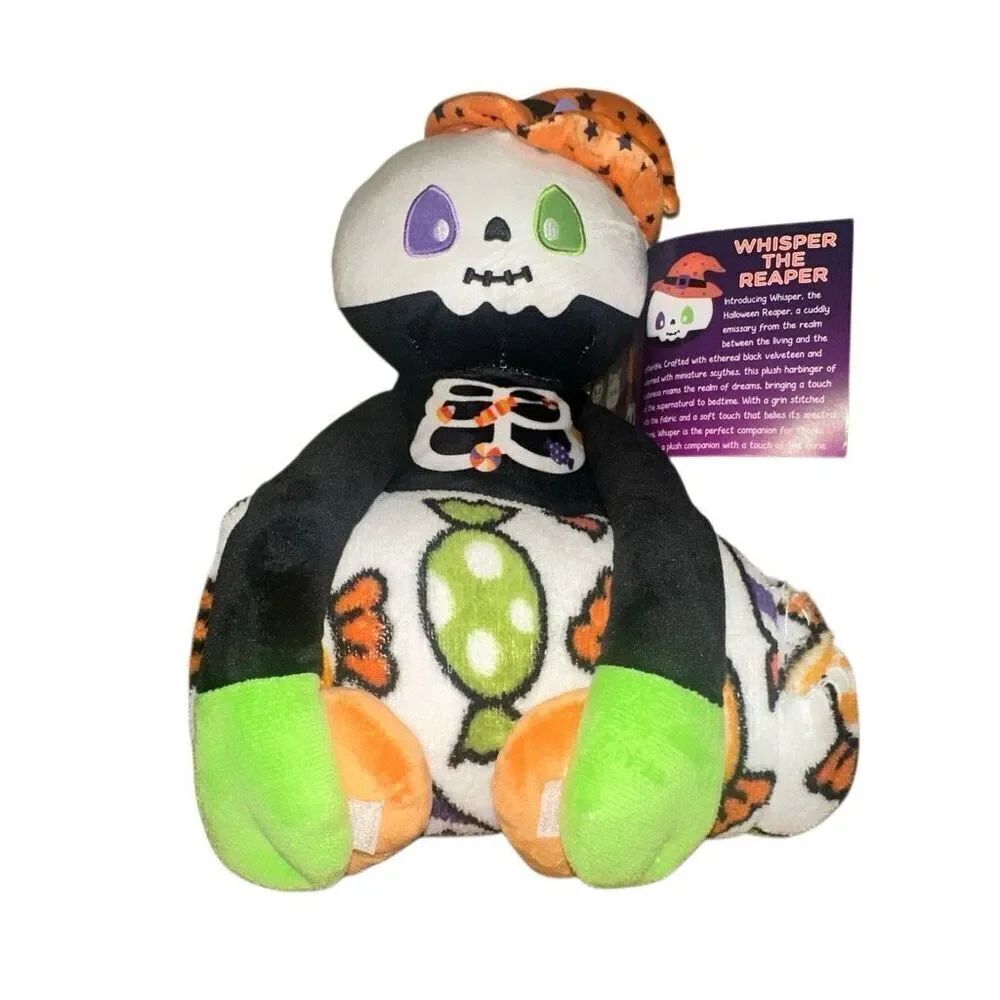 *NEW* Whisper the reaper, two piece huggable throw set